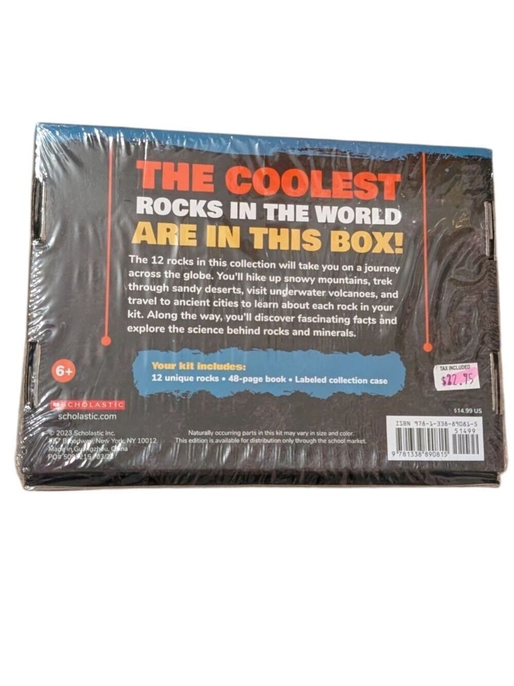 Scholastic • World Of Rocks • Coolest Rocks Collection Box & 48 Page Book - Picture 2 of 4
